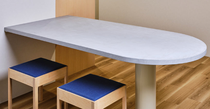ラウンドデザインのメリットとは？ラウンドデザイン×モールテックスで作るおしゃれなテーブル
