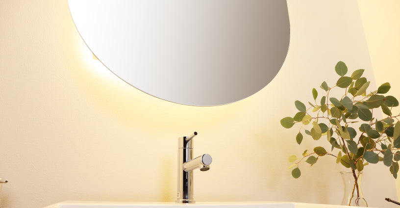 洗面台ミラーの選び方｜収納・LED付きでホテルライクな空間を実現！