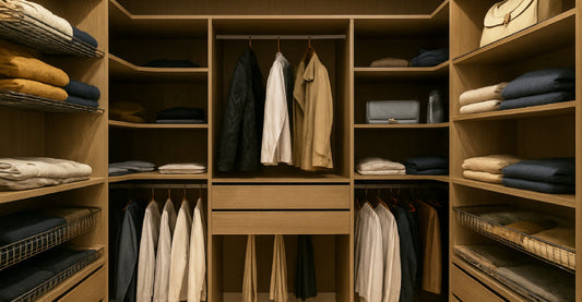 リノベーションで人気　造作で作るウォークインクローゼットの収納術３選